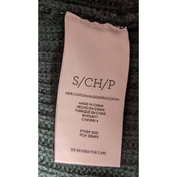 Women's Cabi # 3532 Cowl Pullover Forest Green Ruched Sleeve Sweater Size Small - Picture 12 of 13